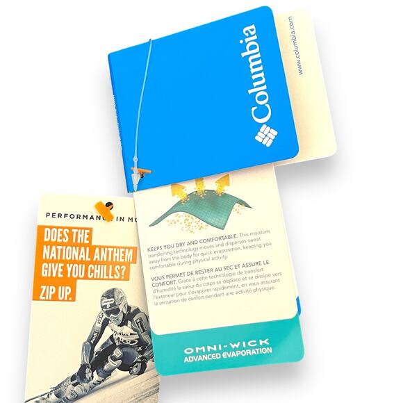 Columbia Omni Wick Putnam US Ski Team lightweight hoodie NWT - Picture 13 of 14